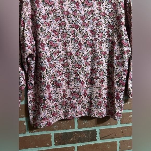 Biacci | Vintage Pink Floral 3/4 Sleeve Top - Picture 4 of 7